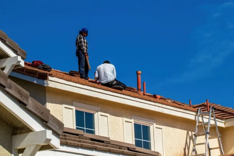 Roofers working When Your Roof Leaks in Tucson